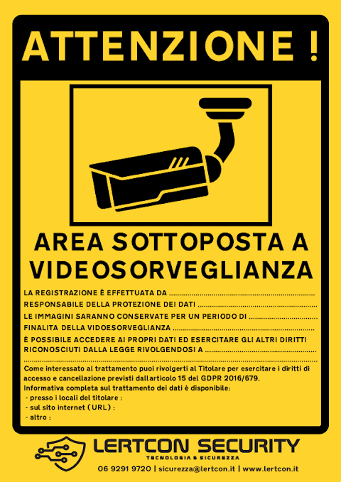 Lertcon Security Roma - Antifurto e Videosorveglianza