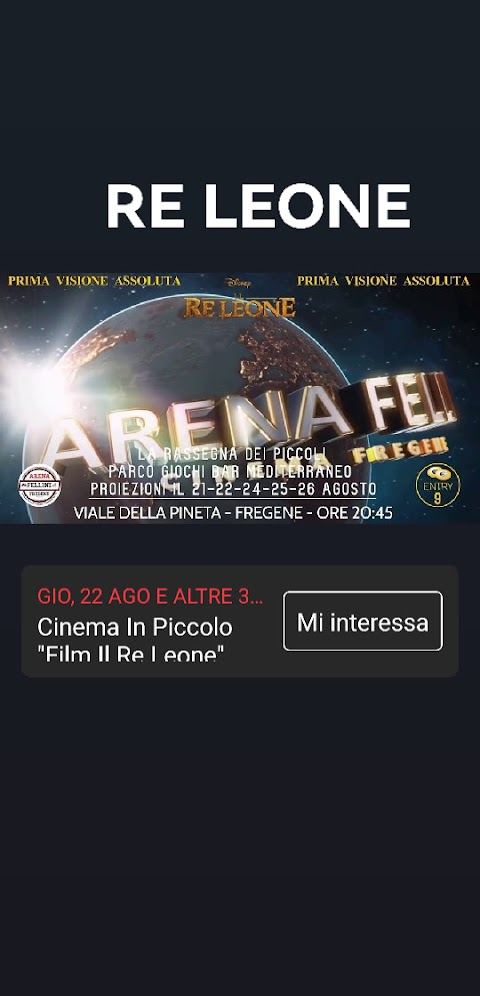 ARENA FELLINI FREGENE