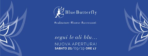 Blue Butterfly Shoes