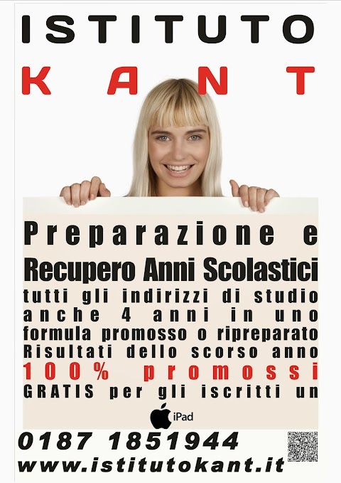 Istituto Kant - preparazione e recupero anni scolastici