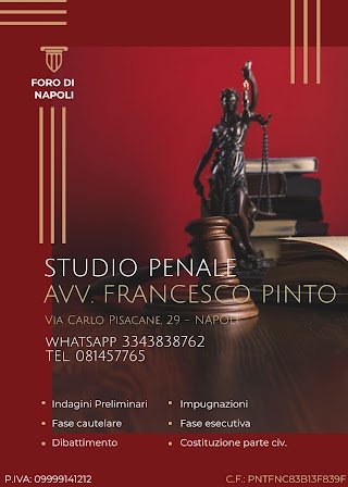 Studio Penale Avv. Francesco Pinto