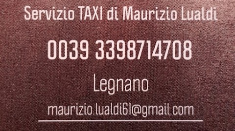 Maurizio Lualdi Servizio Taxi Legnano
