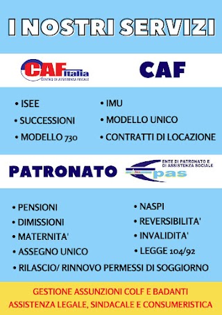 CAF ITALIA- PATRONATO EPAS MUGGIO'