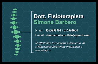 Dott. fisioterapista Simone Barbero, fisioterapista