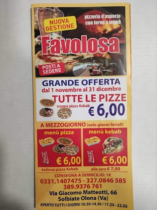 Pizzeria favolosa