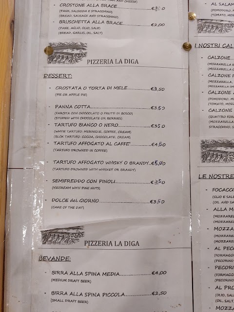 Pizzeria La diga