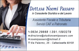 Dott.ssa NOEMI PASSARO - CAF FENAPI - PATRONATO INAPI