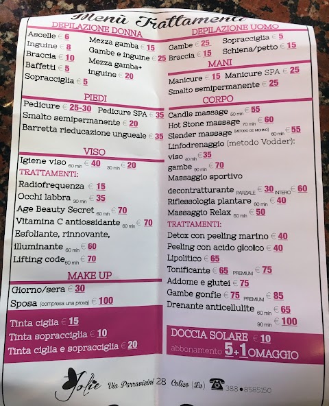 Jolie Estetica e Benessere Lecco