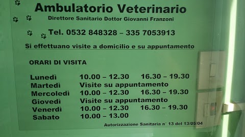 FRANZONI DOTT. GIOVANNI | MEDICO VETERINARIO