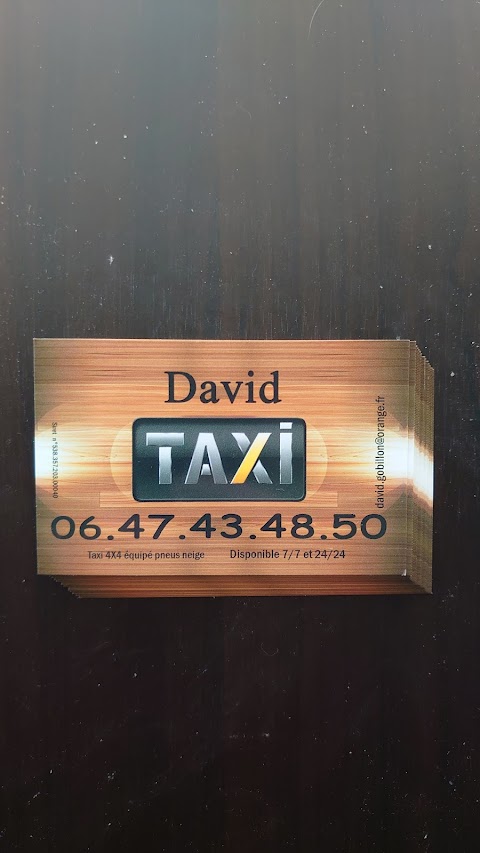 David Taxi Bourg St Maurice