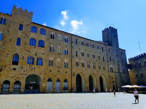 Panoramic view of Roman Theater of Volterra