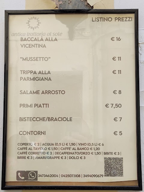 Antica Trattoria Al Sole