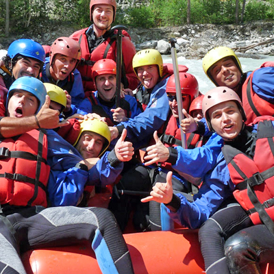 Rafting a Morgex in Valle d'Aosta VDA escursioni