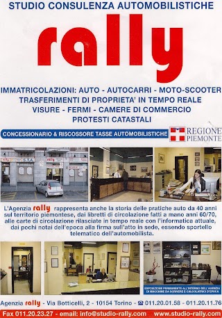 Agenzia Rally dal 1971 a servizio Cittadino e Azienda