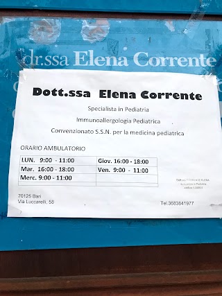 Studio Medico Dott.ssa CORRENTE ELENA