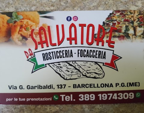 ROSTICCERIA - FOCACCERIA DA SALVATORE