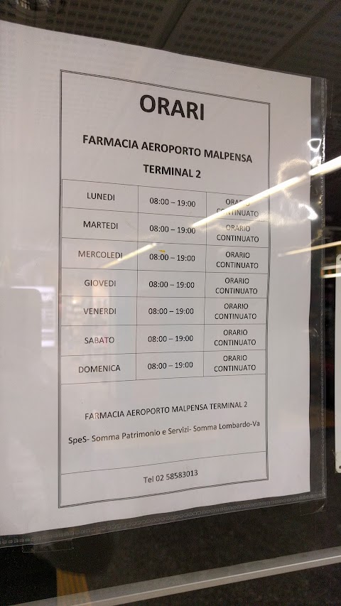 Farmacia Malpensa Terminal 2