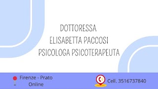 Dott.ssa Elisabetta Paccosi Psicologa Psicoterapeutata