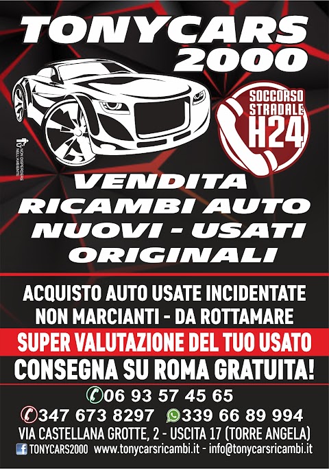 Tony Cars 2000 Ricambi Auto Usati & Soccorso Stradale