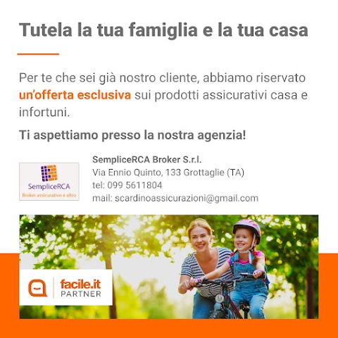 SempliceRCA Broker assicurativo Cattolica Ass.ni, MetLife, Prima.it, Facile.it, Assicurazioni convenienti, Semplicetutela.it