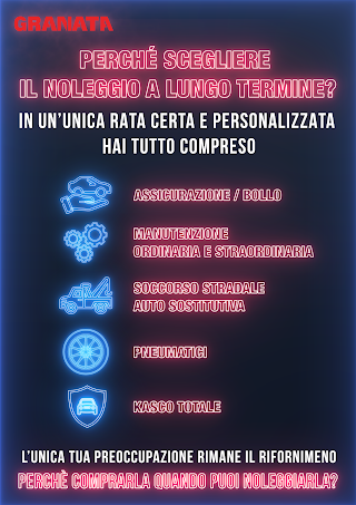 GRANATA CAR CENTER - NOLEGGIO AUTO, VEICOLI INDUSTRIALI, MOTO A BREVE E LUNGO TERMINE