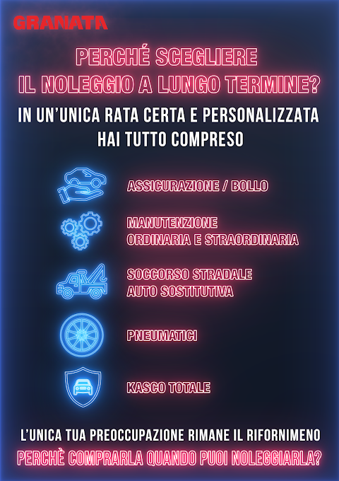 GRANATA CAR CENTER - NOLEGGIO AUTO, VEICOLI INDUSTRIALI, MOTO A BREVE E LUNGO TERMINE