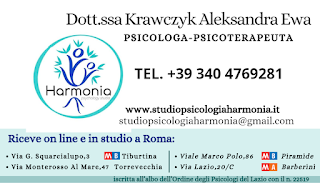 Psicologa psicoterapeuta Roma Torrevecchia/Boccea/Cornelia/Primavalle/Gemelli/Trionfale Dott.ssa Aleksandra Ewa Krawczyk