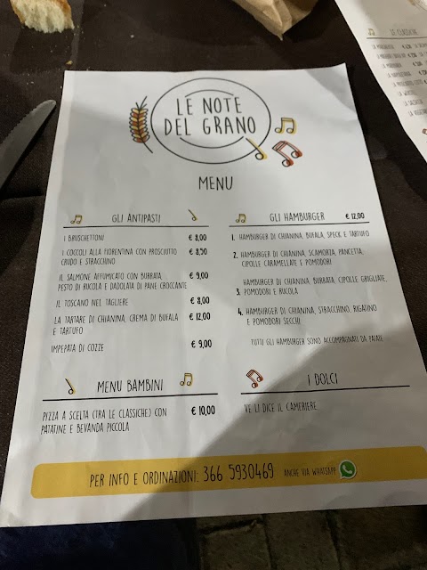 Le Note del Grano - Pizzeria