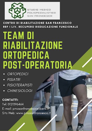 Centro di riabilitazione (RRF I LIV. RECUPERO RIEDUCAZIONE FUNZIONALE) presso Studio Medico San Francesco