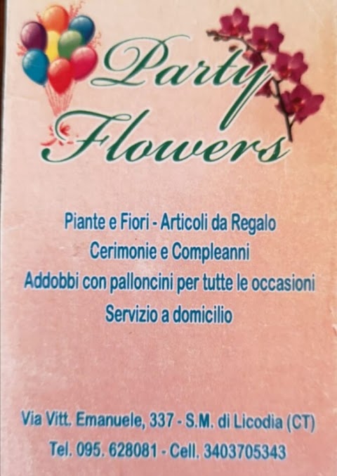 PARTY FLOWERS