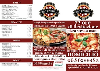 250 grammi Pizza&Delivery