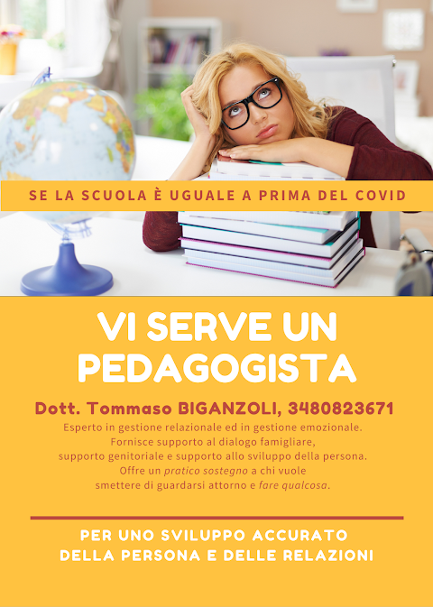 Dott. Tommaso Biganzoli Pedagogista – CONSULENZA IN ITINERE