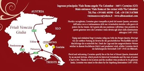 Agriturismo con piscina Al Benandant con servizio B&B - Immerso tra i vigneti della Strada del Vino Doc Collio - Cormons