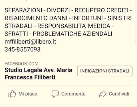 Studio Legale Avv. Maria Francesca Filiberti