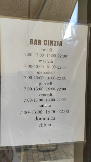 Bar Cinzia