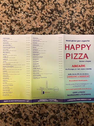 Happy Pizza Arcade - pizza d'asporto e a domicilio, take away & delivery