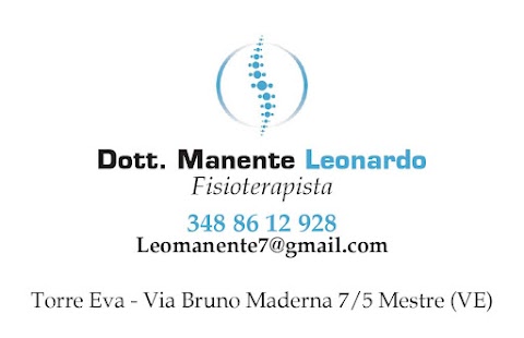 Dott. Manente Leonardo Fisioterapista