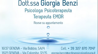 Dott.ssa Giorgia Benzi - Psicologa e Psicoterapeuta, Terapeuta EMDR Practitioner a Genova