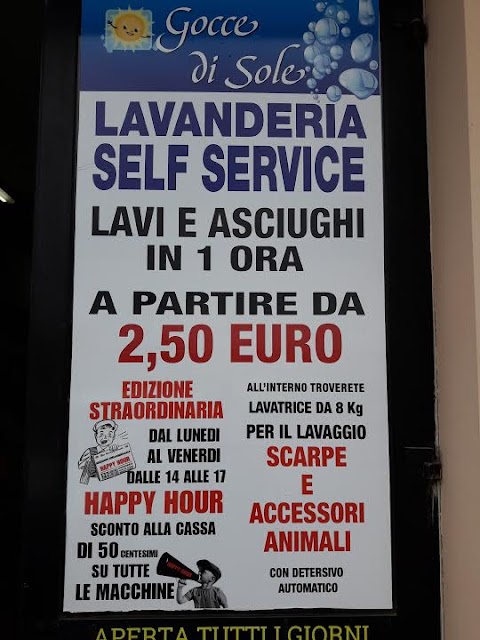 GOCCE DI SOLE | Lavanderia Self Service Montevarchi (AR) | Express Wash