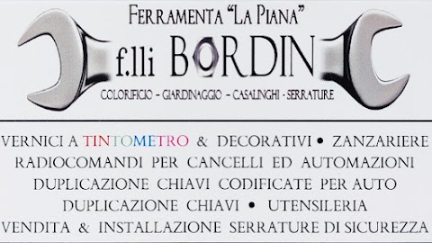 Ferramenta Colorificio La Piana snc di Bordin Andrea & Bordin Enrico