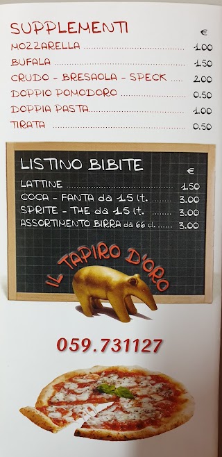 Pizzeria d'asporto "Il Tapiro D'Oro" di Di Loreto Vittorio e Antonella