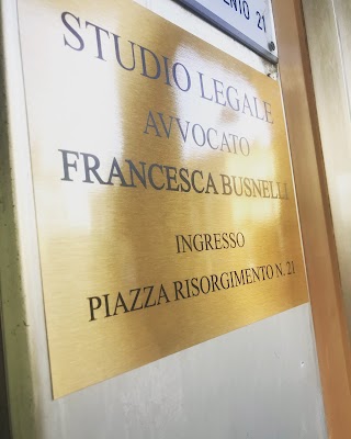 STUDIO LEGALE AVV. FRANCESCA BUSNELLI