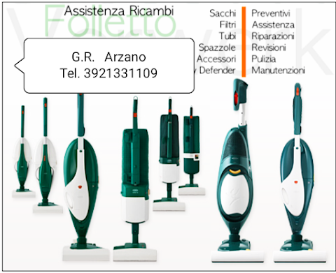 Folletto Vendita riparazioni e ricambi