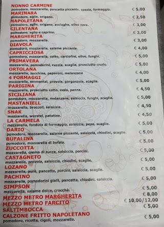 Pizzeria Nonno Carmine Nocera Inferiore