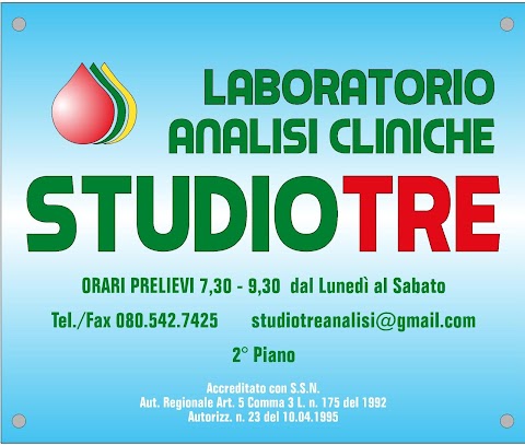 Studio3 S.r.l. laboratorio analisi cliniche