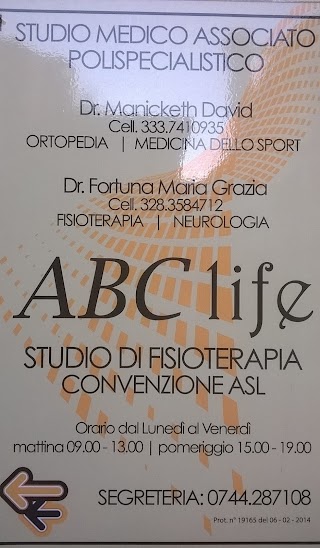 ABc Life Fisioterapia Di Dott. David Manicketh & Dott.Ssa Maria Grazia Fortuna