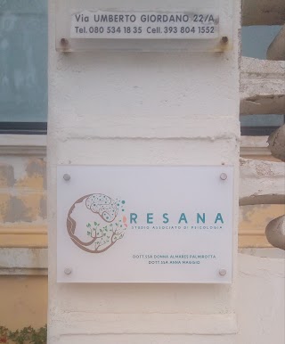 Resana - Studio Associato di Psicologia Dott.ssa Donna Almares Palmirotta e Dott.ssa Anna Maggio