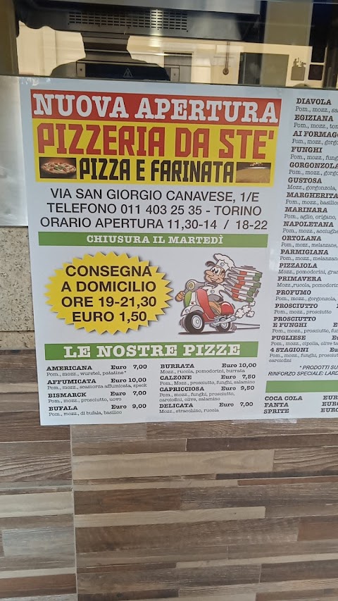 Pizzeria da Ste' - anche senza glutine