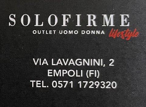 Solo Firme Outlet Uomo E Donna LifeStyle