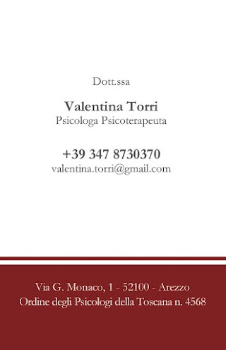 Psicologa Psicoterapeuta Valentina Torri